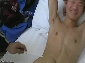 Slim asian guys roped handjobs korean gay beat one's breast over porn