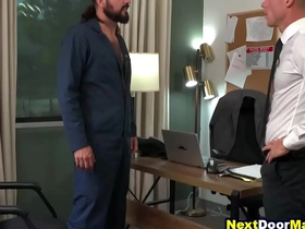 Straight employee fucks gay boss in office korean gay porn hot