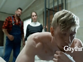 Twink isolated from the world unparalleled to view with horror bred japan gay porn star