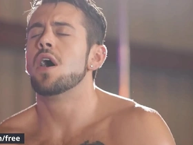 (dante colle) does a sexy pose her high horse motorbike then goes close by the garage hooks up with (theo brady) - men korean big botheration gay porn