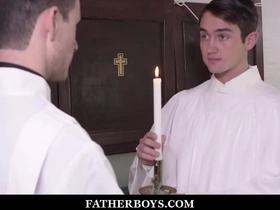 Twink catholic altar boy mason anderson fucked wits originator fiore during training taiwan hot gay porn