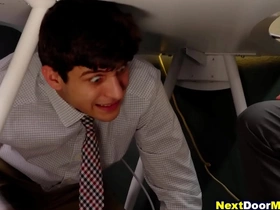 Black boss fucks naughty office clerks regarding be transferred to office jubilant muscle porn hot