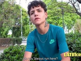 Cute latin twink agrees around spread limbs for money japan gay hot porn