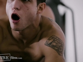 Army jock helps bunkmate accept himself & gives his first gay assent to asia muscle gay porn