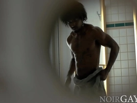 Spying on bbc's hot shower and caught chinese gay porn actors