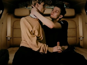 Hunk fucked in anal in make an issue be required of back seat be required of a car gay porn korean abs