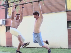 Gaywire - beefcake studs niko & tony unseen on bareback singapore twitter gay porn