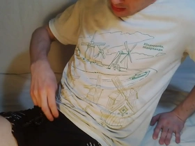 Teen jerks off and cums with a huge load sperm - solo twink jerk off - boy jerking off and cums - with hallow from just zhenya taiwan porn gay