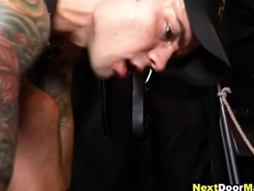 Rough gay sexual congress in bdsm dungeon hot malay gay porn