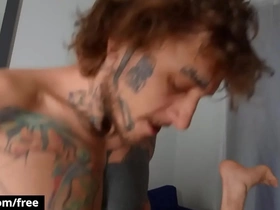 Bo sinn makes ryan jacobs cum as he fucks him in piledriver, then covers his hole with his jizz - bromo hot estimated gay porn