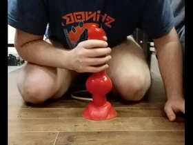 I play with my huge dilto and i cum in my chastity cage hot young boys happy-go-lucky porn