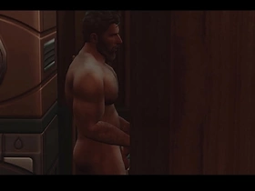 Secretly sucking frank neighbor through gloryhole gay porn hot movie