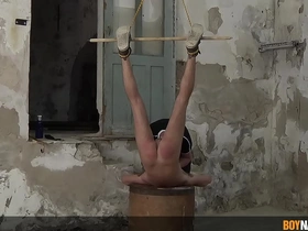 Restrained twink jakwy combe spanked by sebastian kane korean asian gay porn