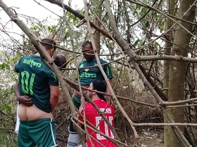Fudendo depois do futebol dentro do mato - produção maldonatto hot sweaty gay porn