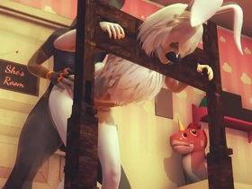 Furry yaoi femboy - anubis a catch dogboy and a bunnyboy hard with bdsm - sissy crossdress japanese asian manga anime film  game porn gay gay hot rigidly porn