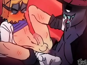 Villainous dr. flug x black hat chinese boy gay sexual intercourse porn