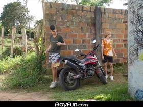 Outdoor latino twink bareback fucking hot pakistani gay porn