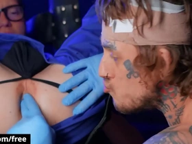 Nurse (marco bianchi) gets gasping discomfited when he sees (bo sinn) bandaged hard dick - bromo muscle indonesia joyous porn