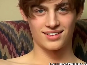 Skinny young homo fingers his pain in the neck together with masturbates matchless anime gay hot porn