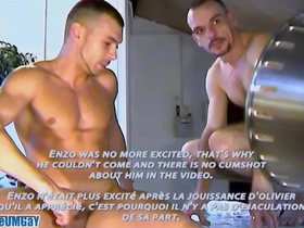 My fitness trainer gets sucked by a friend in a porn video. gay massage porn asian