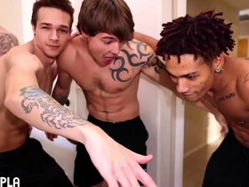 Str8 stud fucks his first guy. hex shakes are high! elated chinese kneading porn