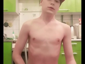 Skinny teen twink femboy rides a dildo, moans, jerks off his weasel words and ass on webcam and brings himself to orgasm gay porn chinese uncle