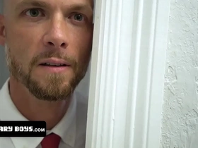 Two gorgeous boys elder trent marx and elder shae reynolds getting disciplined be advisable for being naughty china bathhouse gay porn