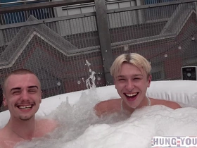 He is secretly edging cum connected with mates arse scores beside scally connected with 4sum chinese high school gay porn