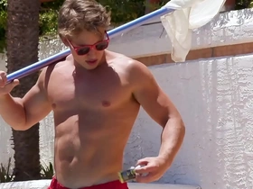 Hot power centre wants all 9 inches of muscle micky's thick pine cock! korean gym gay porn