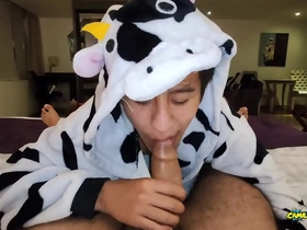 Anal fucking pov dreichwe in a come apart pijama sucking and riding my big uncut cock until he earns my hot milk - camilo brown singapore gay porn telegram