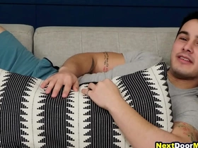 Muscular jocks  triune gay sex after workout hot gay porn twink