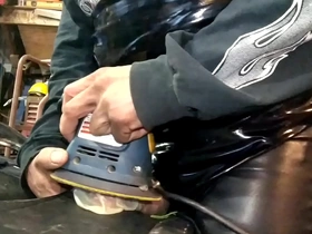 Leather dressed power tool masterbation korean husky merry porn