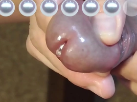 真珠発射---いっぱい入っているよ。でもオレには直径9mmが限界。 gay chinese rough porn