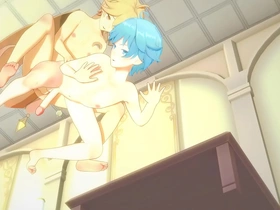 Genshin impact yaoi - aether and chongyun handjob and fucked - sissy crossdress japanese asian manga anime film  recreation porn gay hot muscular guys gay porn