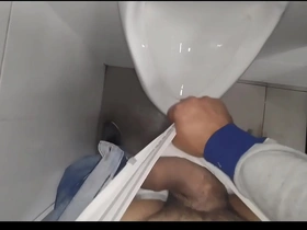 Cumming anent the bathroom at the mall japan gay porn athlete