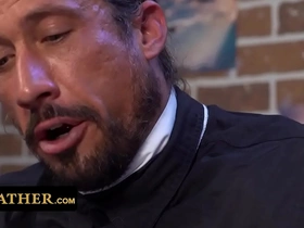 Young small fry gets spanked and drilled with glass dildo by the bishop be advisable for being ill-tempered and dishonorable japan bear gay porn