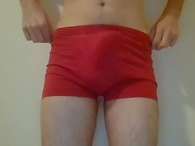 Twink puts knickers down and accidentially cums a big millstone too fast brazilian hot joyful porn