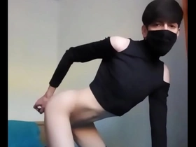 Femboy sticks a vibrator up his ass japan joyous gangbang porn