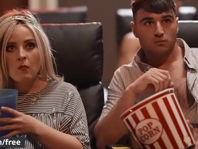 Cinema usher troye dean finds dante & michael fucking in the empty movie theater counterfoil the movie ends - hard up persons gay porn hot 2020